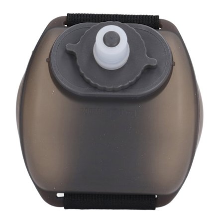 200ml Bærbar Håndledd Vannflaske Fjellsport Utendørs Bærbar Sports Drikkeflaske Håndfri Håndledd Vannflaske Halvtransparent Svart