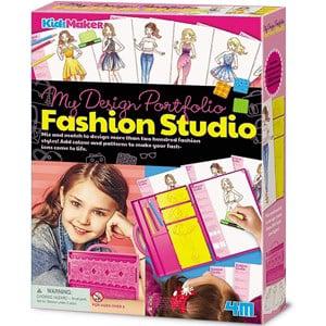 4M My Design Portfolio Fashion Studio Craft Set 8+ years - Stationery - 8+ years - Cream - Experiment & science