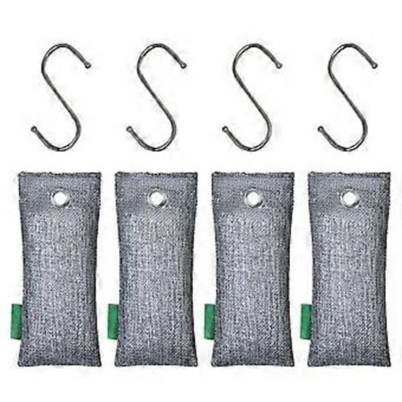 Puhdistava pussi vaatekaapin hajunpoistaja Tehokas imeytyminen hajuille ja kosteudelle Parantaa