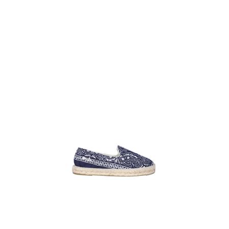 Manebí Espadrille With Paisley Pattern , Blauw , Heren , Maat: 42 EU