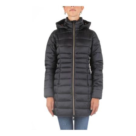 Save The Duck, Coat Zwart, Dames, Maat:L