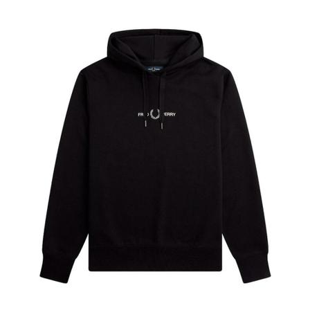 Fred Perry Hoodies , Zwart , Heren , Maat: XL