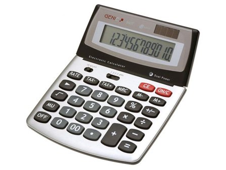 GENIE Bordsräknare GENIE 560 - Lyreco - Kontorsmaskiner - Räknare - Bordsräknare