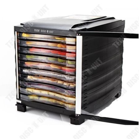 Hedelmäkuivuri - TD - FD-410S - 10 kerrosta - 800 W - Ajastin 24h