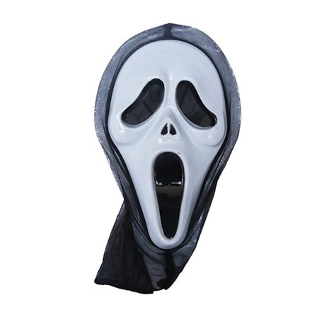 Cosplay-kostymer Horror Ghost Cosplay-maske for The Face Headwea