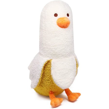 30 cm ankan pehmolelu tyyny banaani tyyny, ankan banaani täytetty nukke luova pehmolelu (banaani ankka)