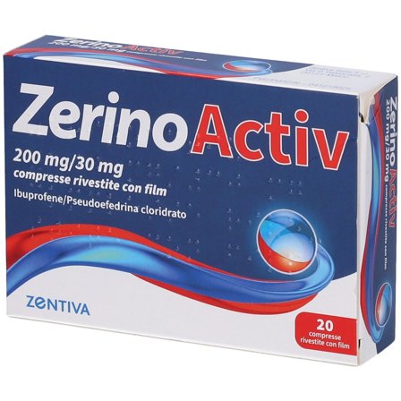 Zerinoactiv 20 Compresse 200mg + 30mg