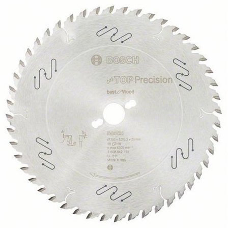 Bosch Top Precision Best for Wood Sågklinga 48T 300 mm, Maskintillbehör & förbrukning