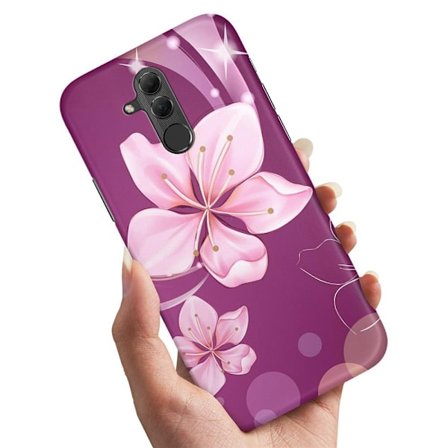 Huawei Mate 20 Lite - Skal/Mobilskal Vit Blomma