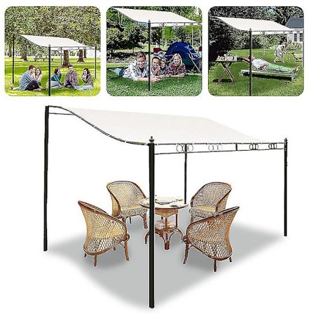 300D Lerret Vanntett Telttrekk Tak Solskjerming Klut Utendørs DekselBY