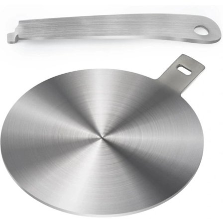 Induksjonsadapter 13 cm, induksjonsplate for mokkabryggere og stekepanner på induksjonstopper [XJ]
