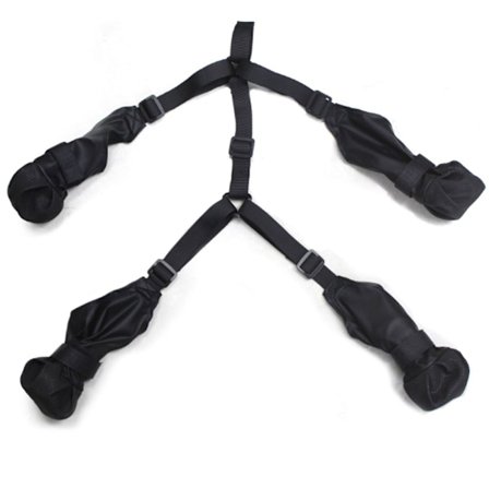 1 st L-storlek Vinter Hund Stövlar, Halksäkra, Vattentäta Hund Stövlar med Extra Rem, Hundskor