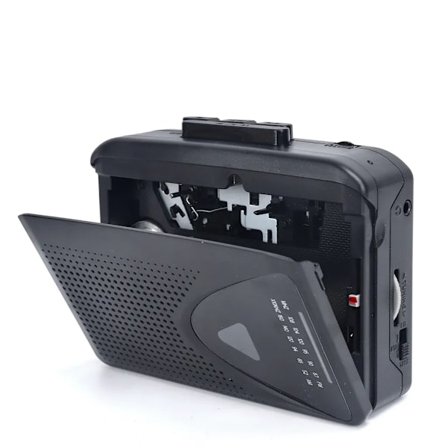 Kassettspelare, Walkman-kassettspelare, bärbar retrohögtalare, flera strömförsörjningsmetoder, AM/FM-radiofunktion, högkvalitativt ljud