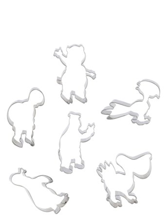 Rasmus Klump Cake Forms Set Silver Mette Ditmer