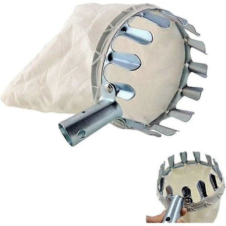 Frugtplukker Frugtplukker sølv, uden metal teleskophåndtag Æbleplukker, til Æble 14cm