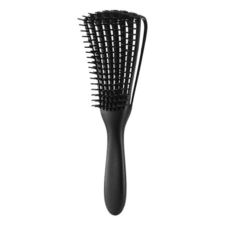 Detangling Brush Hair Scalp Massager SVART