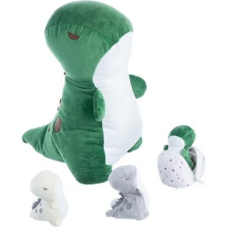 PixieCrush Unicorn Puppy Gosedjur för flickor i åldrarna 3 4 5 6 7 8 år; Gosedjur Mamma Hund med 4 Baby Valpar i magen; Leksakskuddar f T-Rex