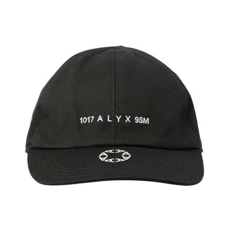 1017 Alyx 9Sm, Logo Baseball Cap Zwart, Heren, Maat:ONE Size