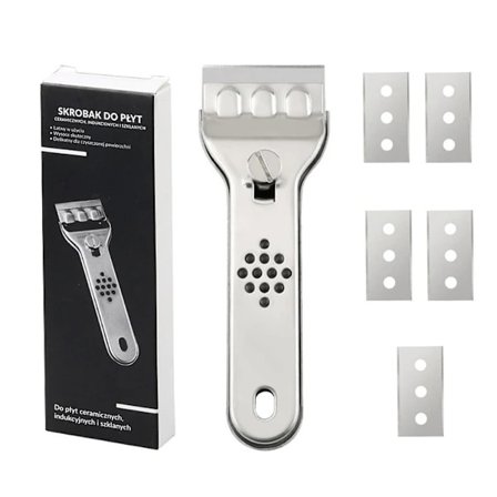 Rengøringsskraber Kogepladeskraber Rengøringsmiddel