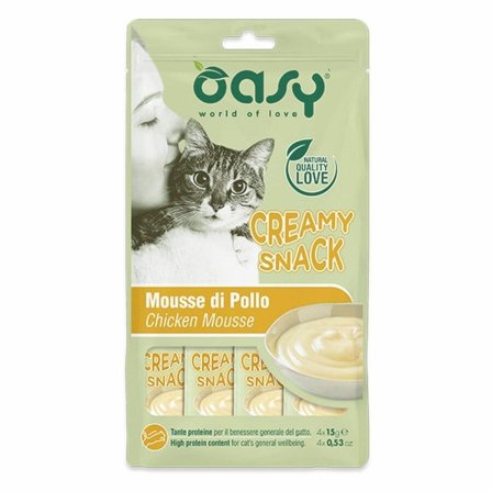 Oasy Snack Cat Creamy Snack Pollo 4x15g