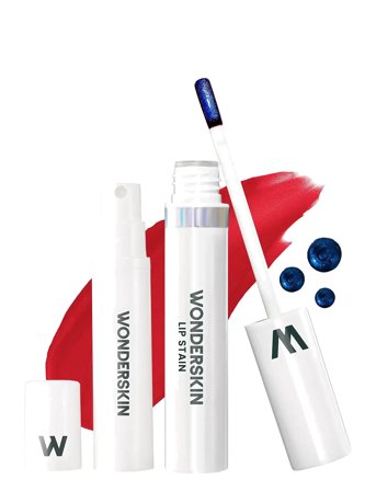 Wonderskin Wonder Blading Lip Stain Kit - Red - 4 ML