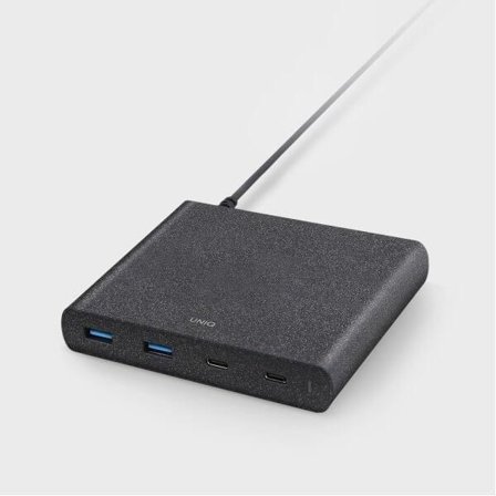 UNIQ HUB Surge 2x USB 3.0 + 2x USB-C PD 3.0 Svart