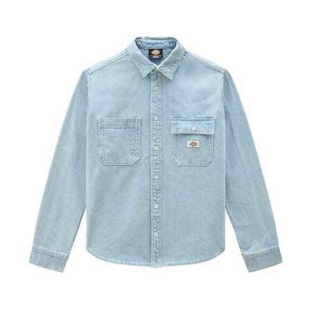Dickies Shirt , Blauw , Heren , Maat: L