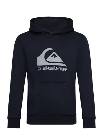 Comp Logo Hoodie Youth Navy Quiksilver