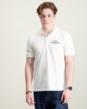 Peak Performance Jr Original Polo Valkoinen Pikee/Rugbypaidat Pojat - Kids Brand Store
