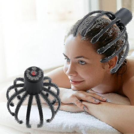 Elektrisk huvudmassage Smart Octopus Claw Hårbotten Massager Terapeutisk Scratcher Stress Relief - Ssxjv00