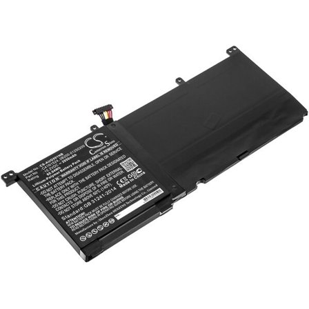 Batteri til bærbar PC for Asus ROG G501VW-BSI7N25, ROG G501VW-FY107T og andre.