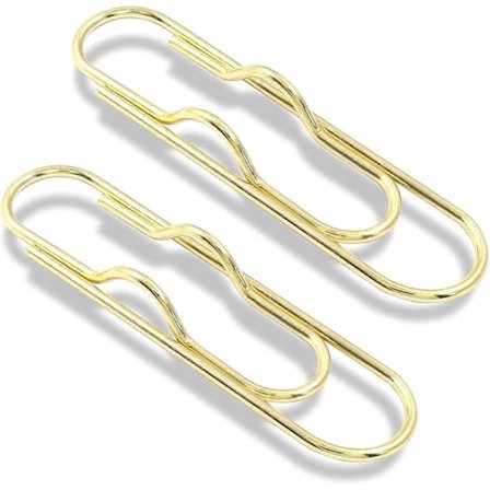 12 stk. metal penneholderclips til notesbog, gylden rustfrit stål papirclips multifunktionelle penneholdere, guld