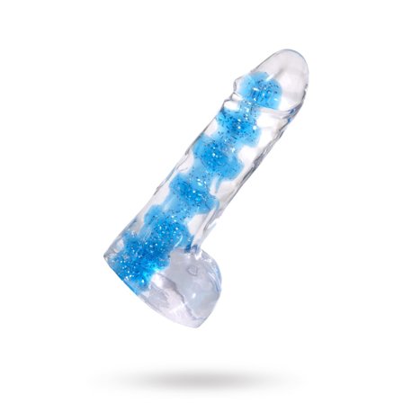 Crystal Pleasures Dual Density Reality Dong 17 cm - Vuxen.dk: For hende