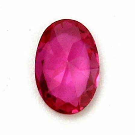 4x6mm Vakker Oval Rik Rød Rubin Mosambik Løse Edelsten Smykke
