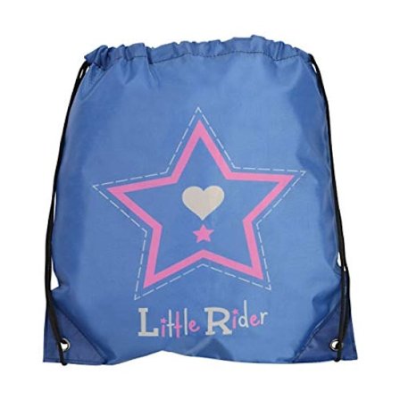 Little Rider Riding Star dragsnöre väska One Size Deep Water Blu
