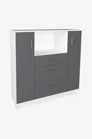VCM - Køkkenkommode Esilo - Flerfarvet - Hylder & opbevaring - Fra Homeroom