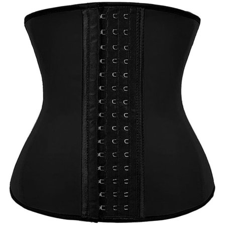 Korsett for midjetrening - Svart Svart M