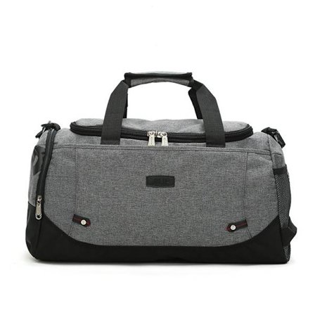 Stor Holdall Bag Duffelväska Cabin Bag Resväska GRÅ grey