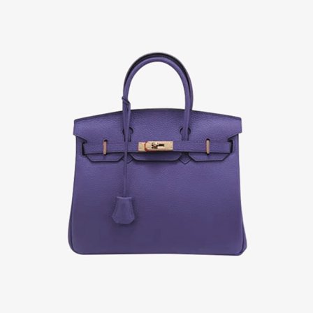 Stor Platina Lila Axelväska 30x16x23cm Perfekt Present till Mors Dag