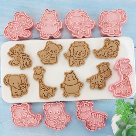 8 pakke Super Mario Bro Cookie Cutters Kult spill Kjeksform Kake Fondant Baking Gjør-det-selv Dessertformverktøy