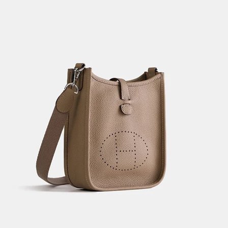 Fasjonabel klassisk nisje Evelyn ny veske skulderveske crossbody dame skinnveske