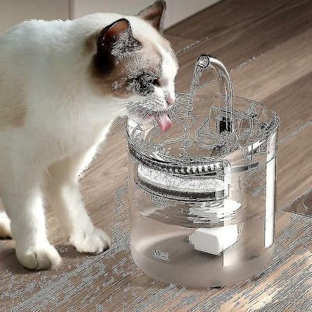 2L Automatisk katt dricksfontän för valp och katt