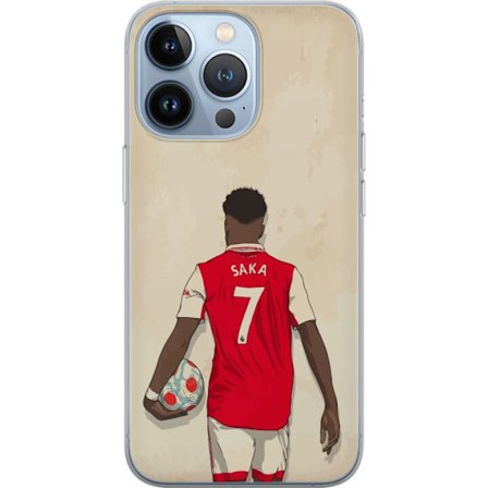 Kompatibelt Mobildeksel til Apple iPhone 13 Pro Saka Fotboll Arsenal FC Motiv Spelare Premier League