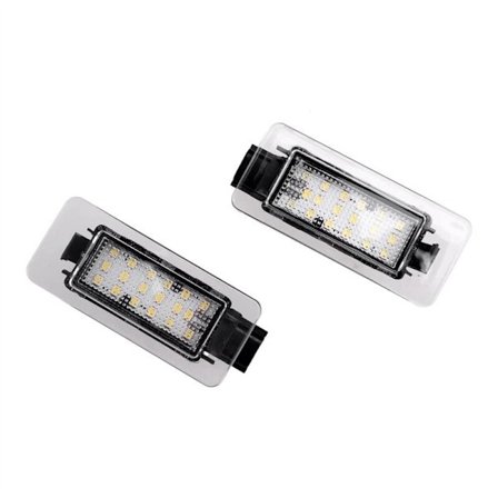 LED-skyltbelysning för bil, vitt ljus, 265108990E, för C27 2016-2018 bakljus