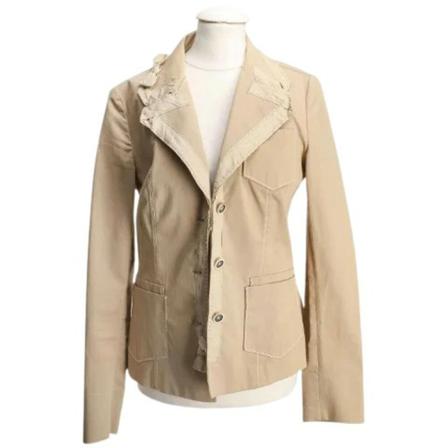 Prada Vintage - Vintage Jackor - Beige - Dam - Storlek: M, Dam, Storlek: M