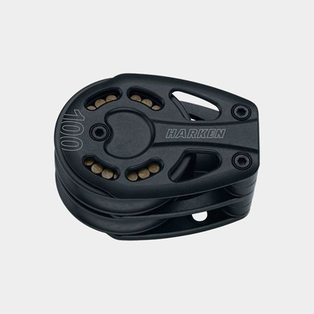 Harken 100mm Aluminum Double Footblock (3250)