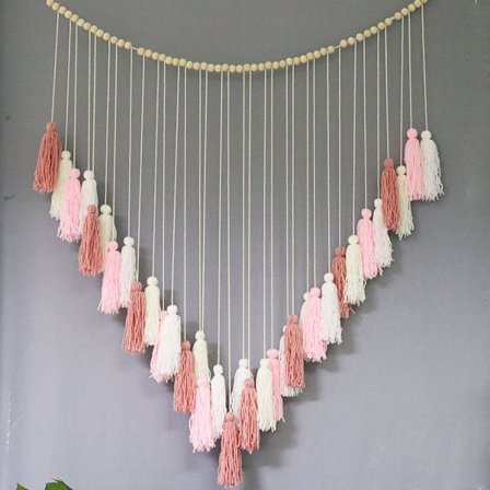 Veggteppe i vevd gobelin - Pen veggdekor i bohemsk stil