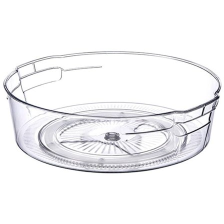 Muovinen keittiön pyörivä alusta, kaapin järjestäjä, pyörivä alusta, pyörivä mausteteline