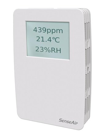 Calectro T-SENSE-VAV-D CO2-sensor med berøringsskjerm, Ventilasjon