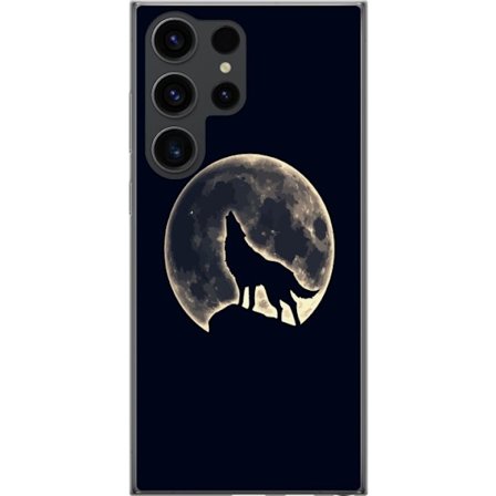 Kompatibelt Mobildeksel til Samsung Galaxy S24 Ultra Ulve Måne
